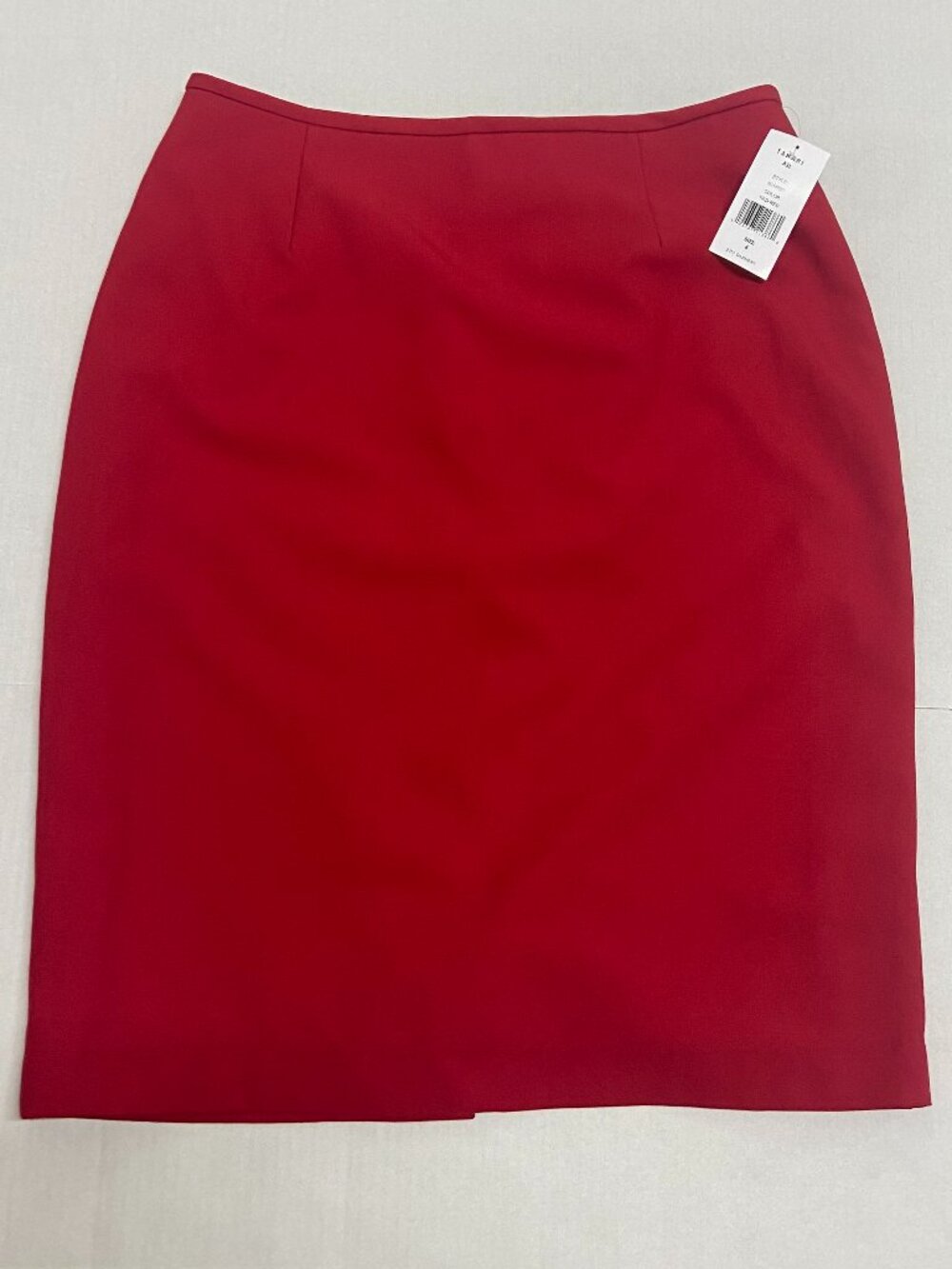 Tahari ASL Women's Red Suit Pencil Knee Length Office Skirt New with tag Size 8